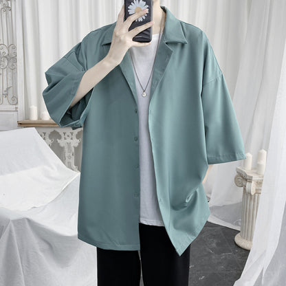 Katie – Chemise en Soie de Glace Port Style Décontracté