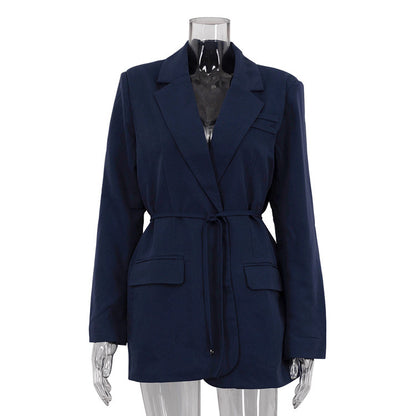 Billy – Veste de costume ample à lacets à manches longues