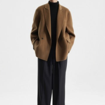 Keith – Manteau en Laine Double-Face pour Hommes