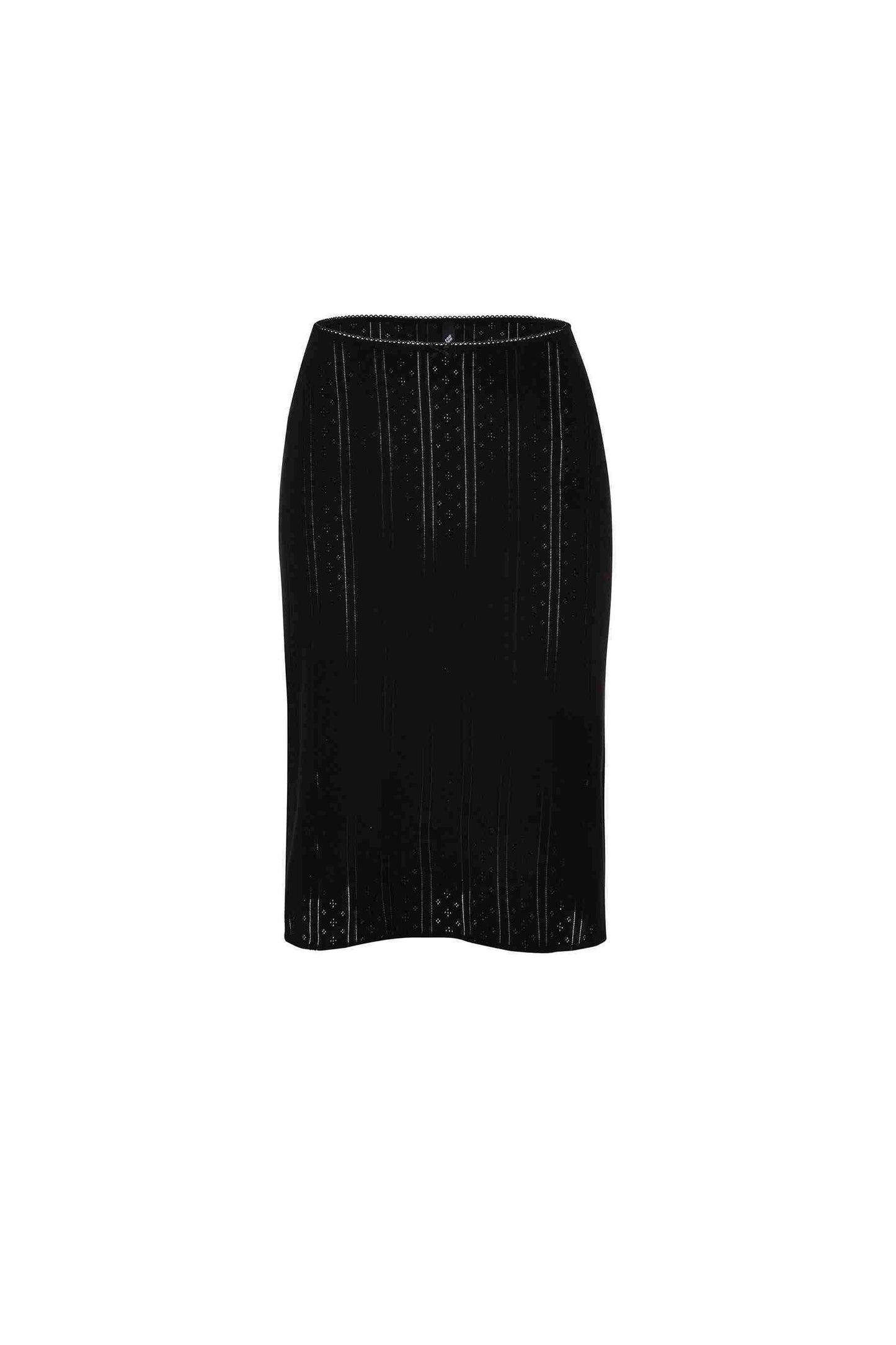 Georgina – Robe-Manteau Midi Noir et Blanc