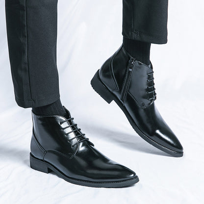 Elliot – Bottes Martin Hauteur Augmentée avec Fermeture Éclair