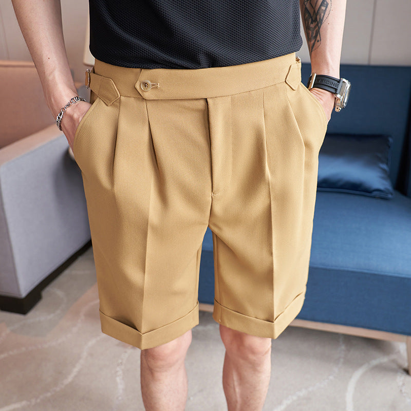 Sydney – Short décontracté simple de couleur unie