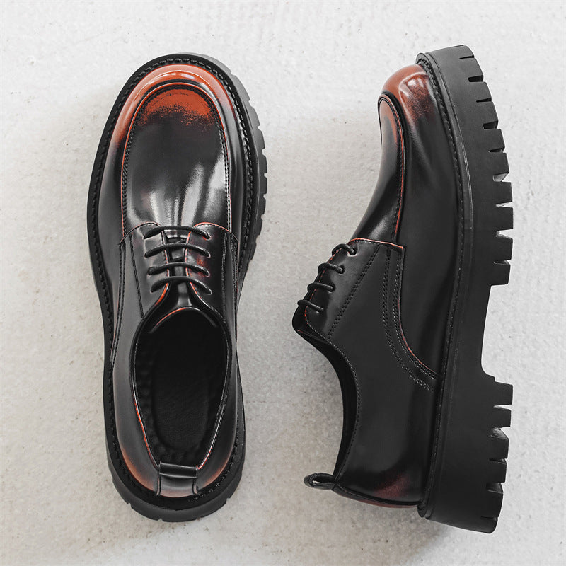 Mark – Chaussures décontractées à semelles épaisses et hauteur augmentée en cuir vegan