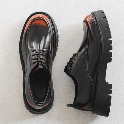 Mark – Chaussures décontractées à semelles épaisses et hauteur augmentée en cuir vegan