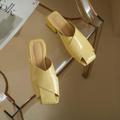 Amelia – Sandales et Mules à Talons Bas