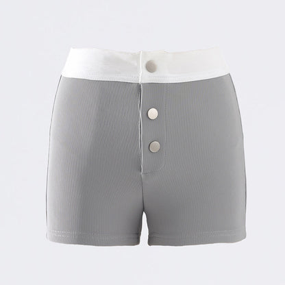 Jessie – Shorts Décontractés Colorblock