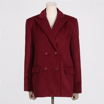 Emma – Manteau Coréen Élégant et Décontracté en Couleur Unie