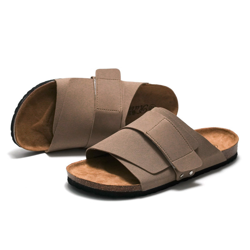 Rachael – Sandales en Liège à Surface en Cuir Vegan pour la Plage