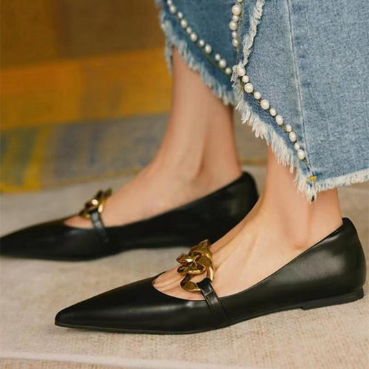 Nicola – Chaussures Femmes Confortables à Talon Bas et Résistantes