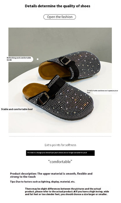 Kimberley – Mules à Semelle Épaisse avec Boucle