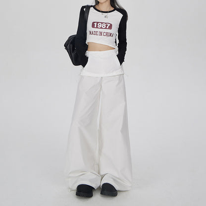 Miranda – Pantalons Casual à Deux Pièces Simulées