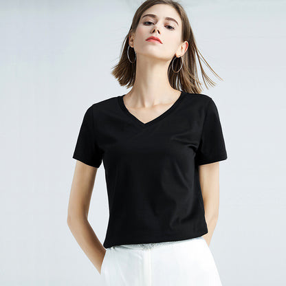 Tommy – T-shirt Simple en Coton Mercerisé pour Homme