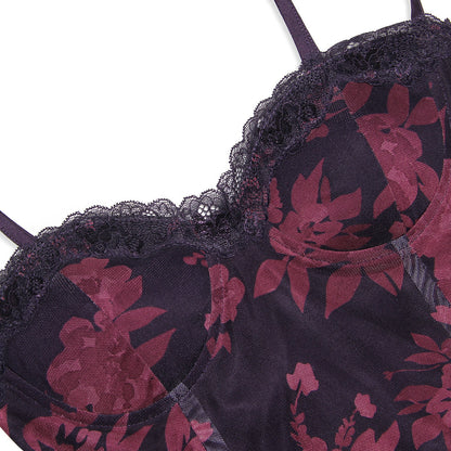 Lily – Robe Bretelle Imprimée Ajustée Fishtail