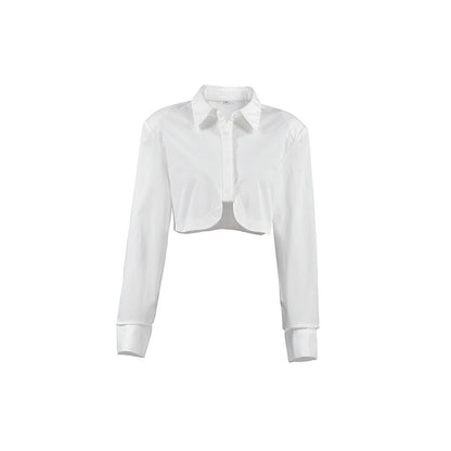Elizabeth – Chemise Minimaliste Blanche pour le Commute