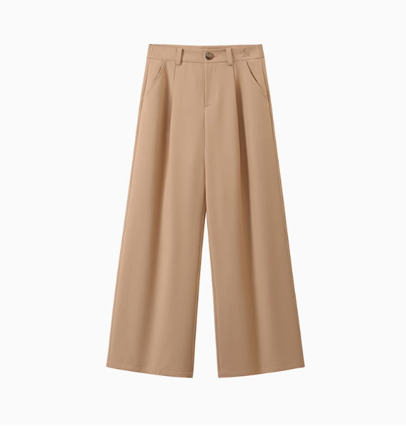 Amy – Pantalon Évasé Taille Haute Femme