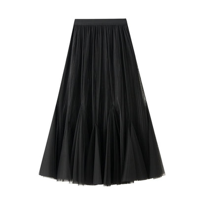 Heidi – Jupe Sirène en Tulle Rétro Automne