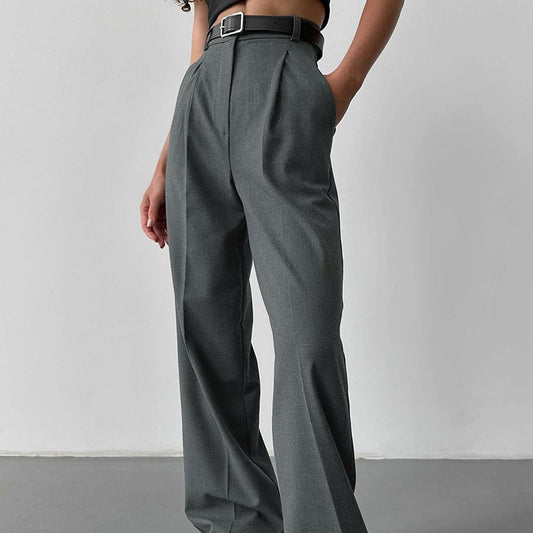 Kathryn – Pantalon Droit Évasé pour Femme