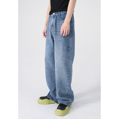 Gordon – Jeans Droits Taille Élastique Style Décontracté