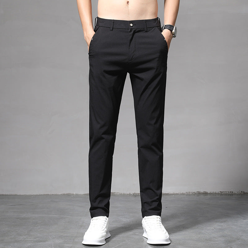 Ricky – Pantalon Droit Slim Légèrement Élastique