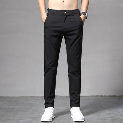 Ricky – Pantalon Droit Slim Légèrement Élastique