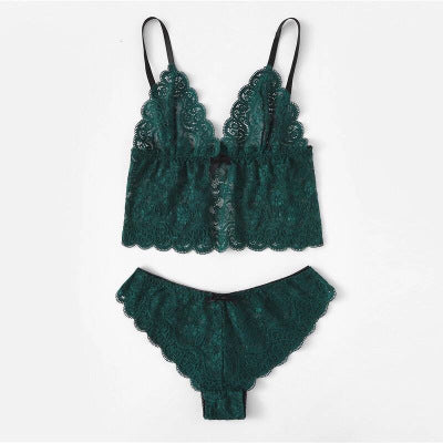 Natasha – Ensemble de Lingerie en Satin avec Dentelle