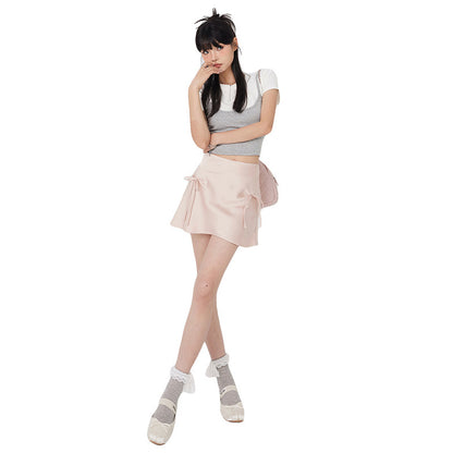 Brenda – Jupe Bandage avec Nœud pour Femme