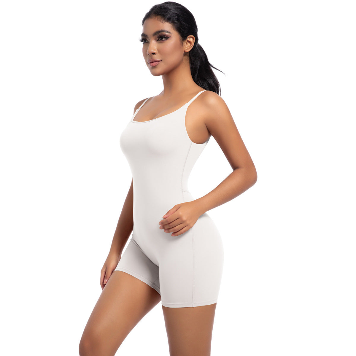 Emma – Combinaison de Sport Ajustée avec Sangles de Yoga