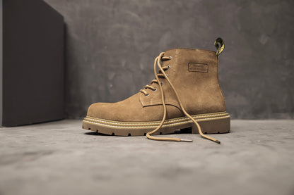 Jay – Bottes Réhaussantes Rétro en Cuir Vegan pour Hommes