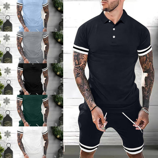 Spencer – Ensemble de Polo et Short d'été pour Hommes