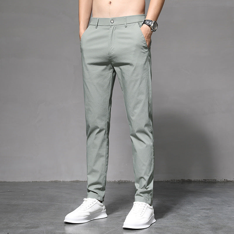 Ricky – Pantalon Droit Slim Légèrement Élastique