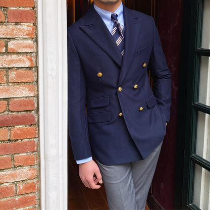 Douglas – Veste Blazer Britannique à Double Rangée pour Hommes