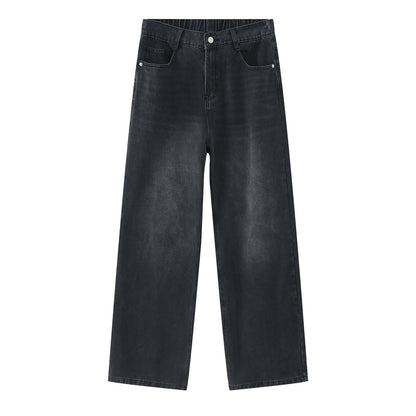 Gordon – Jeans Droits Taille Élastique Style Décontracté