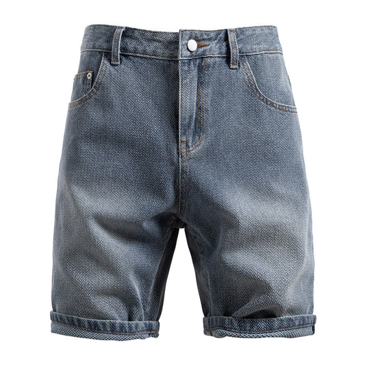 Carl – Shorts en Denim à Motif Ciel Étoilé pour Hommes