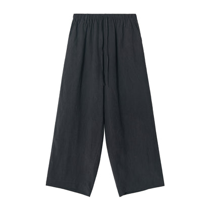 Lucy – Pantalon Droit en Tencel Lavé à la Pierre