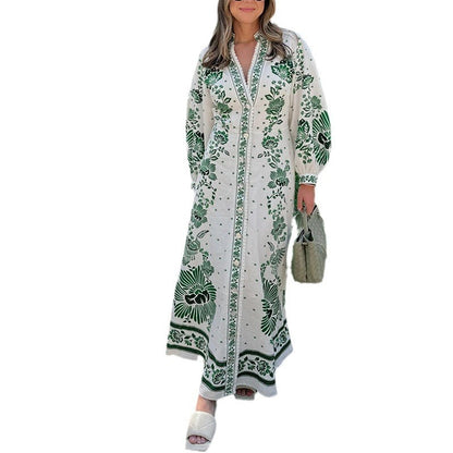 Katie – Robe à Manches Longues à Imprimé Fleuri