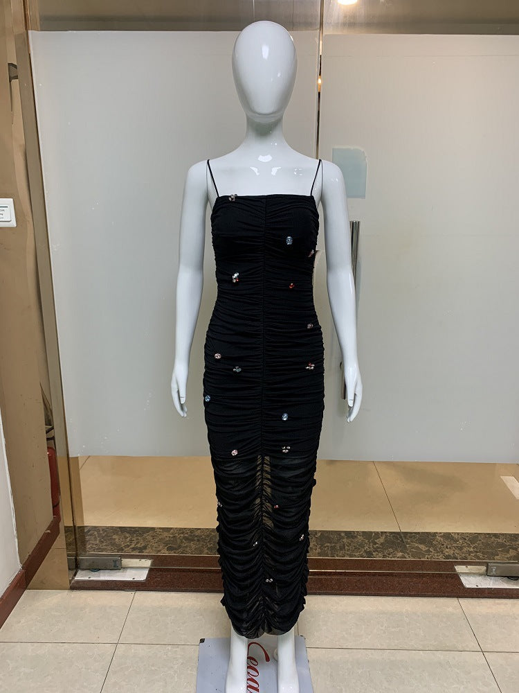 Stéphanie – Robe à bretelles élégante avec bandeau