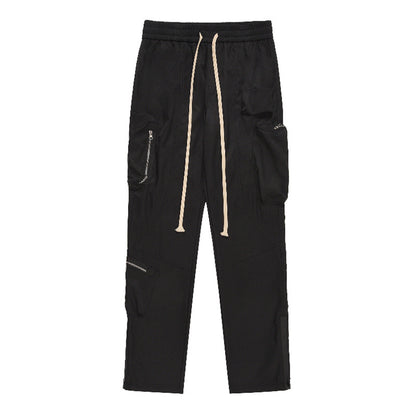 Isaac – Pantalon Cargo Multi-poches Style Mécanique