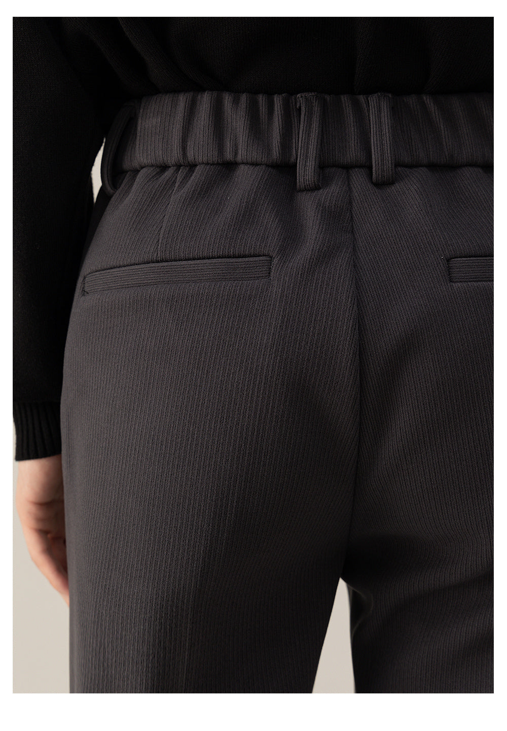 Liam – Pantalon en Laine Suspendu pour Homme