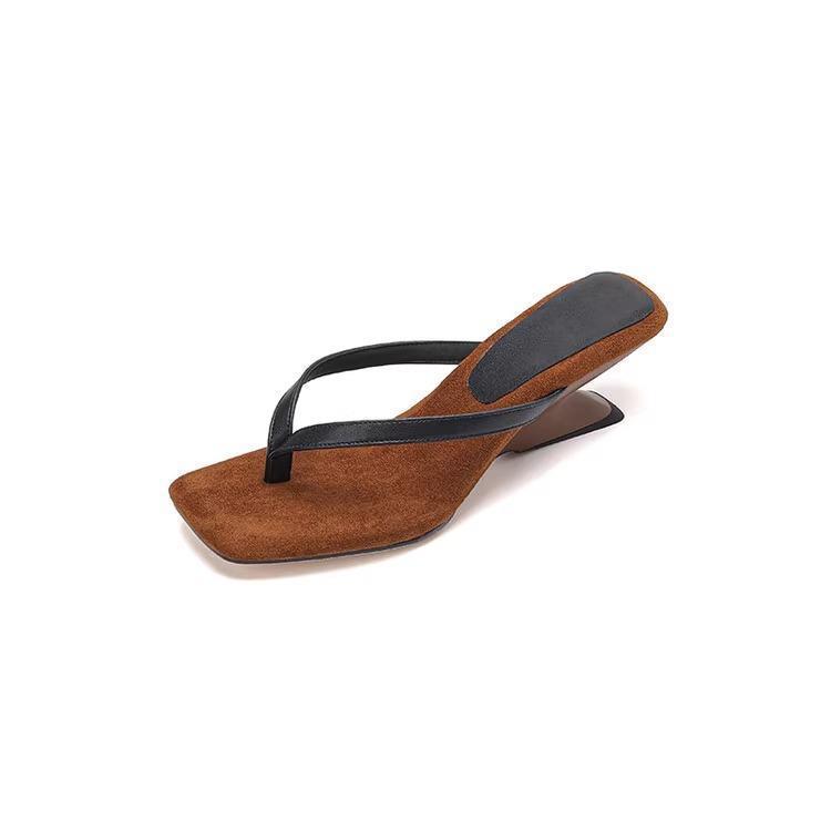 Denise – Tongs compensées simples pour l'été