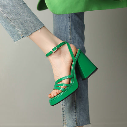 Audrey – Chaussures à Talons Hauts Romanes de Mode pour Femmes