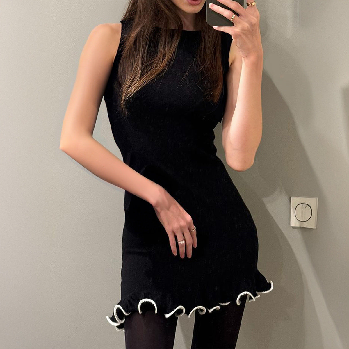 Julia – Robe Sans Manches en Laine