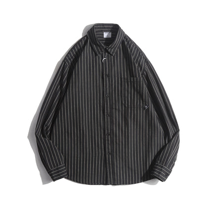 Robert – Chemise à Rayures Décontractée et Ample pour Hommes