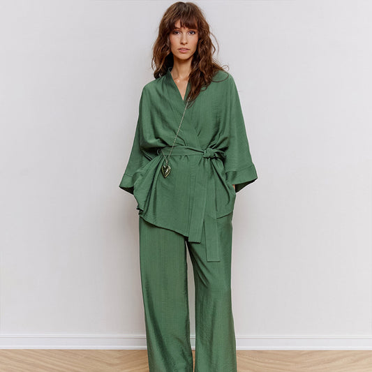 Stephanie – Ensemble de Pyjamas en Rayonne Élastique
