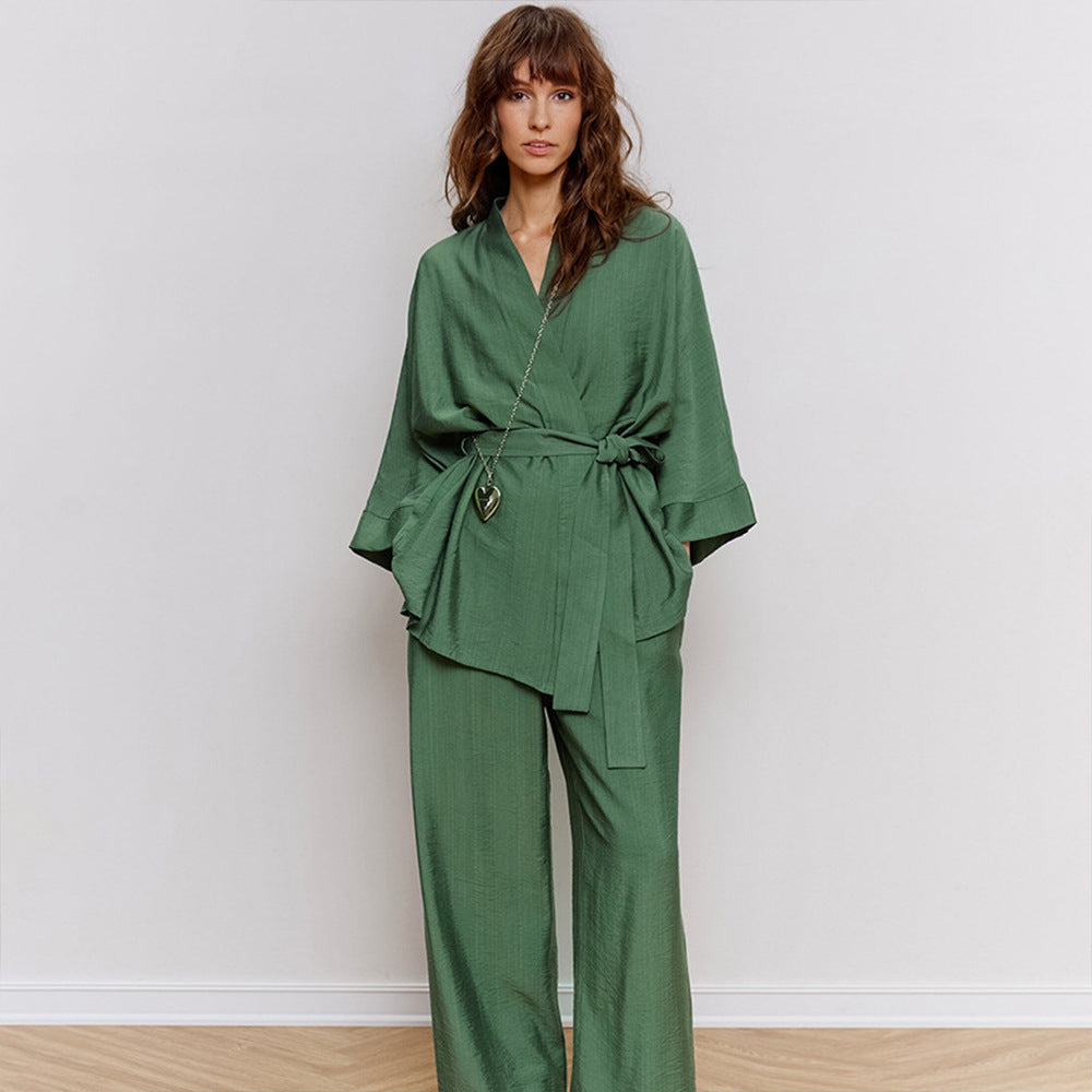 Stephanie – Ensemble de Pyjamas en Rayonne Élastique