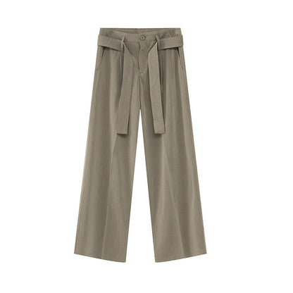 Reginald – Pantalon à Ruban Décoratif Style Japonais