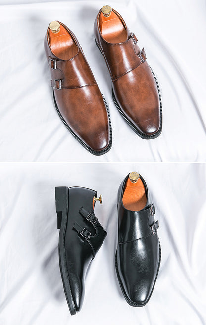 Joshua – Chaussures de Bureau en Cuir Vegan pour Homme