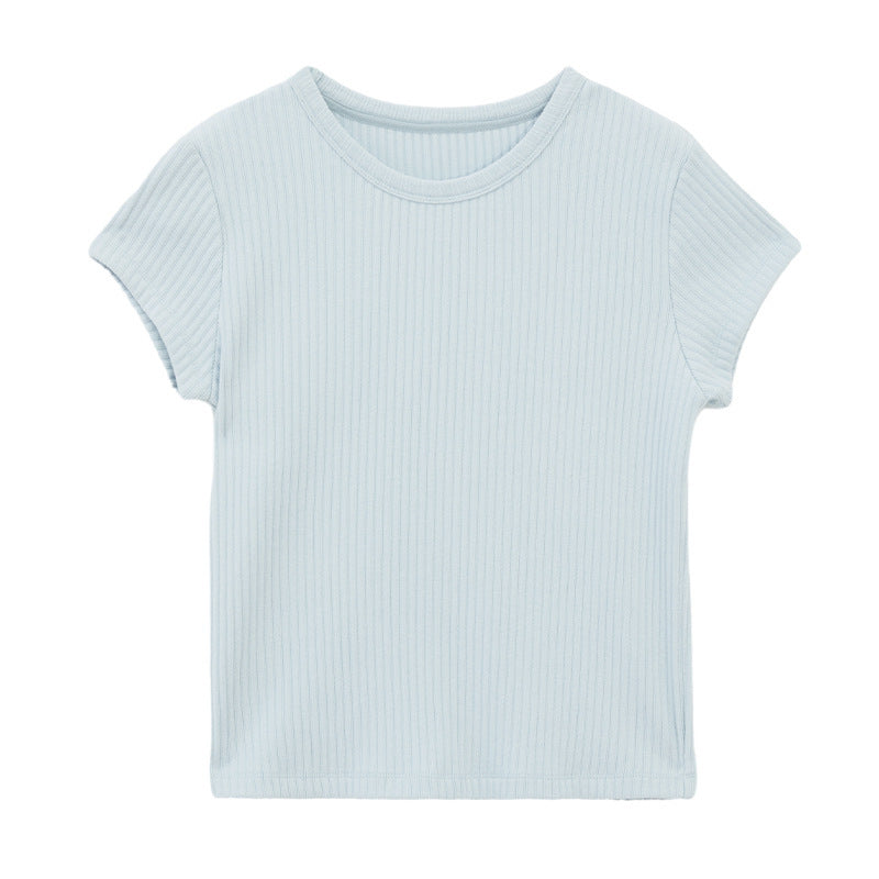 Anne – T-shirt à Manches Courtes avec Texture