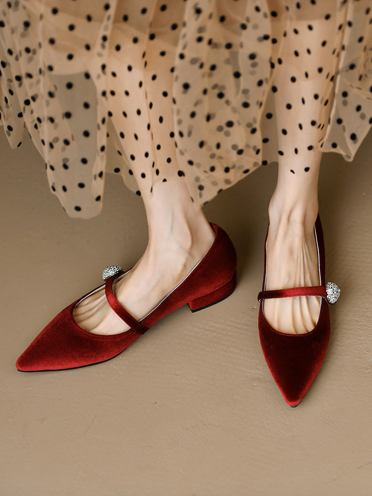 Juliet – Chaussures Mary Janes à Talon Chunky Bas