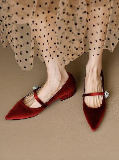 Juliet – Chaussures Mary Janes à Talon Chunky Bas