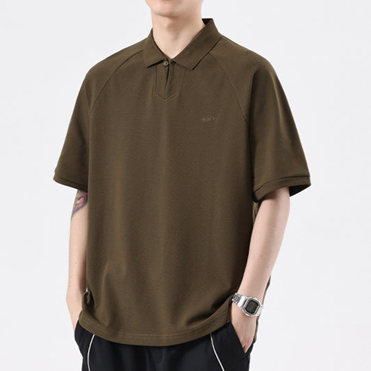 Dominic – T-shirt Ample Demi-manche Grande Taille